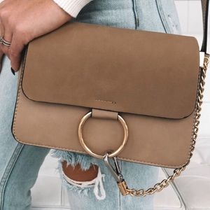 Crossbody bag nude
